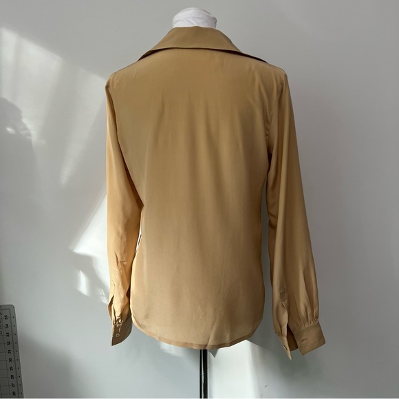 Rare 70s Gucci silk blouse with duck in marsh design - Picture 5 of 11